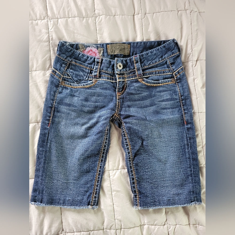 Blue Tattoo Jeans denim bermuda shorts 27